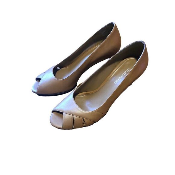 Naturalizer Shoes Heels memories peep toe 8.5 womens - Picture 1 of 5